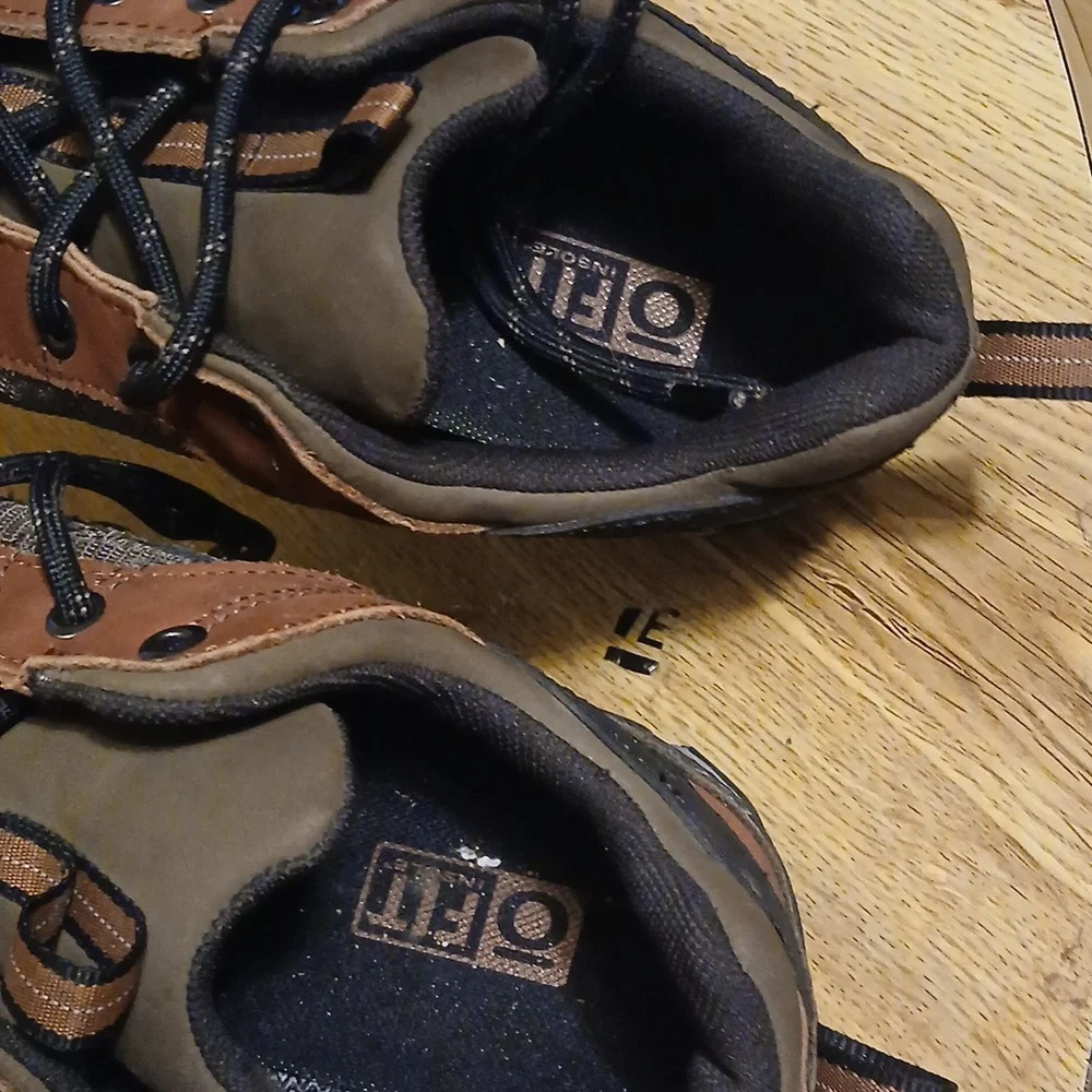 OBOZ Sawtooth Hiking Brown and Black  Shoes Boots Dry Waterproof Size 14 - Picture 4 of 7